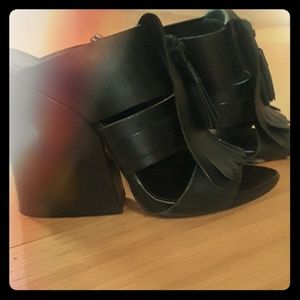 Zara basic collection block heels size 36 (uk)